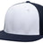 Pacific Headwear Premium M2 Performance Trucker Flexfit® Cap - Pacific Headwear ES341 WHITE/NAVY/NAVY S/M