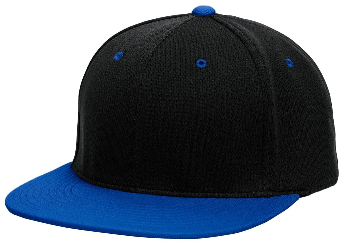 Pacific Headwear Premium P - Tec Flexfit® Cap - Pacific Headwear ES342 BLACK/ROYAL S/M