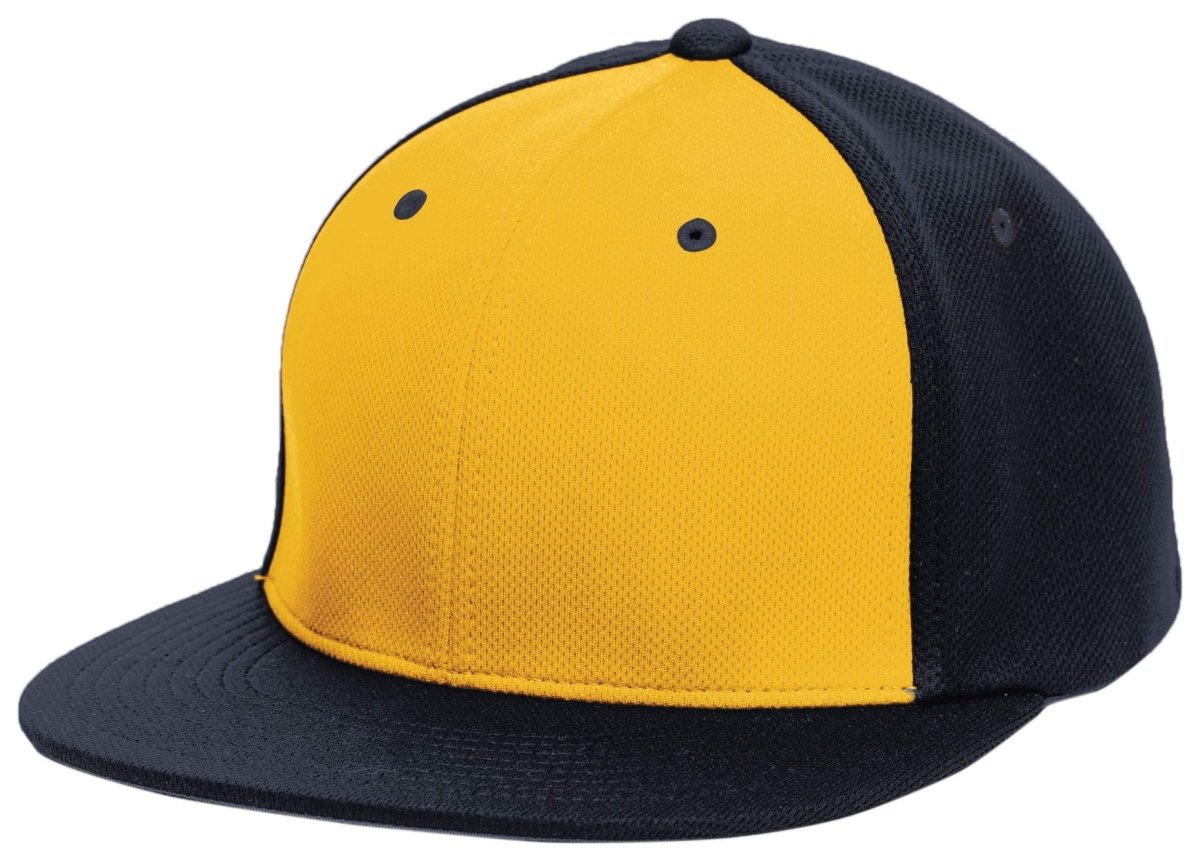 Pacific Headwear Premium P - Tec Flexfit® Cap - Pacific Headwear ES342 GOLD/NAVY/NAVY S/M