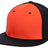 Pacific Headwear Premium P - Tec Flexfit® Cap - Pacific Headwear ES342 ORANGE/BLACK/BLACK S/M