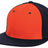 Pacific Headwear Premium P - Tec Flexfit® Cap - Pacific Headwear ES342 ORANGE/NAVY/NAVY S/M
