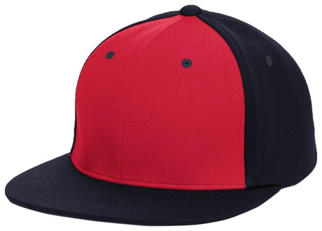 Pacific Headwear Premium P - Tec Flexfit® Cap - Pacific Headwear ES342 RED/NAVY/NAVY S/M