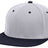 Pacific Headwear Premium P - Tec Flexfit® Cap - Pacific Headwear ES342 SILVER/NAVY S/M