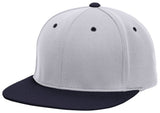 Pacific Headwear Premium P - Tec Flexfit® Cap - Pacific Headwear ES342 SILVER/NAVY S/M
