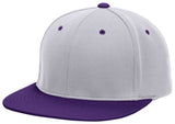 Pacific Headwear Premium P - Tec Flexfit® Cap - Pacific Headwear ES342 SILVER/PURPLE S/M