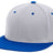 Pacific Headwear Premium P - Tec Flexfit® Cap - Pacific Headwear ES342 SILVER/ROYAL S/M