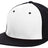 Pacific Headwear Premium P - Tec Flexfit® Cap - Pacific Headwear ES342 WHITE/BLACK/BLACK S/M