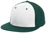 Pacific Headwear Premium P - Tec Flexfit® Cap - Pacific Headwear ES342 WHITE/DARK GREEN/DARK GREEN S/M