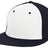 Pacific Headwear Premium P - Tec Flexfit® Cap - Pacific Headwear ES342 WHITE/NAVY/NAVY S/M