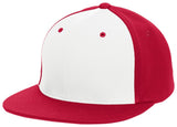 Pacific Headwear Premium P - Tec Flexfit® Cap - Pacific Headwear ES342 WHITE/RED/RED S/M