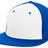 Pacific Headwear Premium P - Tec Flexfit® Cap - Pacific Headwear ES342 WHITE/ROYAL/ROYAL S/M