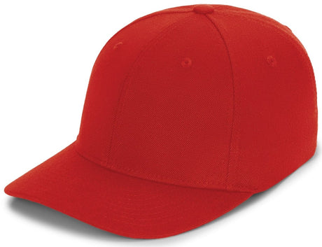 Pacific Headwear Pro - Wool Pacflex Cap - Pacific Headwear P821 RED S/M