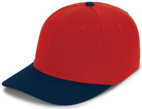 Pacific Headwear Pro - Wool Pacflex Cap - Pacific Headwear P821 RED/NAVY S/M