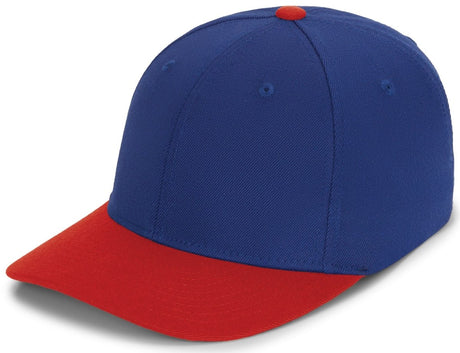 Pacific Headwear Pro - Wool Pacflex Cap - Pacific Headwear P821 ROYAL/RED S/M