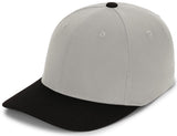 Pacific Headwear Pro - Wool Pacflex Cap - Pacific Headwear P821 SILVER/BLACK S/M