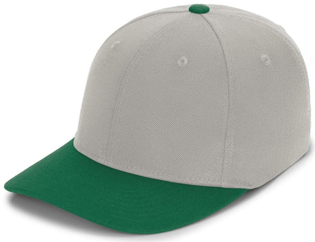 Pacific Headwear Pro - Wool Pacflex Cap - Pacific Headwear P821 SILVER/DARK GREEN S/M