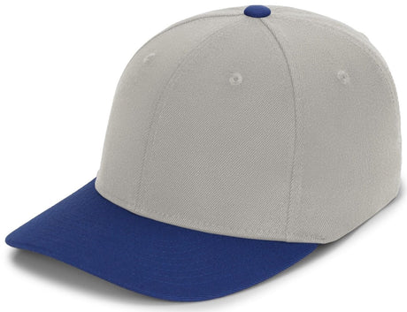 Pacific Headwear Pro - Wool Pacflex Cap - Pacific Headwear P821 SILVER/ROYAL S/M