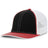 Pacific Headwear Trucker Flexfit® Cap 404F BLACK/WHITE/RED S/M