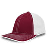 Pacific Headwear Trucker Flexfit® Cap 404F CARDINAL/WHITE S/M