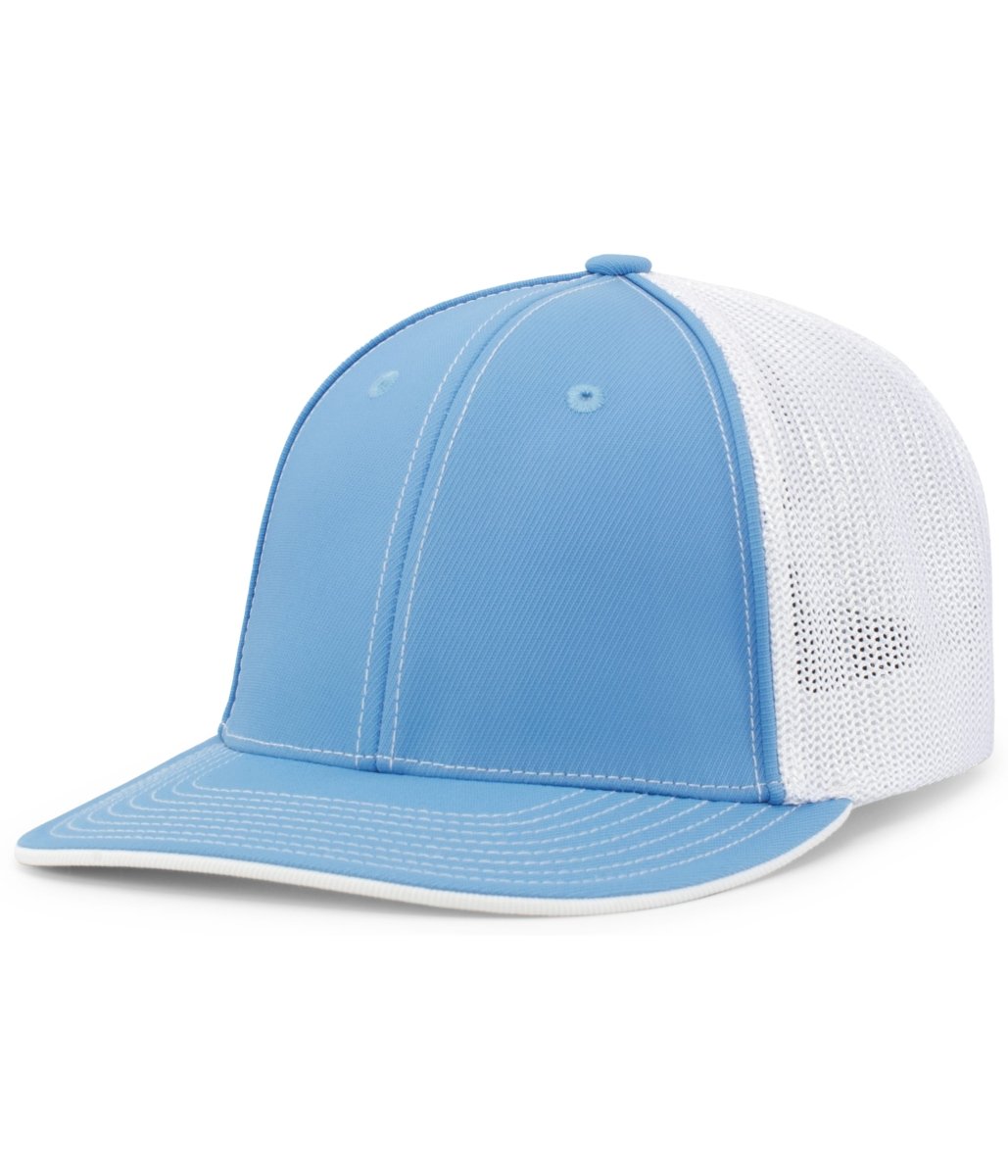 Pacific Headwear Trucker Flexfit® Cap 404F COLUMBIA BLUE/WHITE S/M