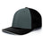 Pacific Headwear Trucker Flexfit® Cap 404F GRAPHITE/BLACK/BLACK S/M
