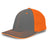 Pacific Headwear Trucker Flexfit® Cap 404F GRAPHITE/NEON ORANGE/GRAPHITE S/M