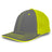Pacific Headwear Trucker Flexfit® Cap 404F GRAPHITE/NEON YELLOW/GRAPHITE S/M