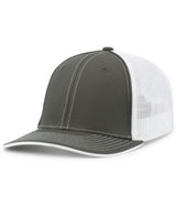 Pacific Headwear Trucker Flexfit® Cap 404F GRAPHITE/WHITE/GRAPHITE S/M
