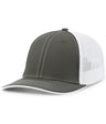 Pacific Headwear Trucker Flexfit® Cap 404F GRAPHITE/WHITE/GRAPHITE S/M
