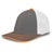 Pacific Headwear Trucker Flexfit® Cap 404F GRAPHITE/WHITE/NEON ORANGE S/M