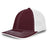 Pacific Headwear Trucker Flexfit® Cap 404F MAROON/WHITE S/M