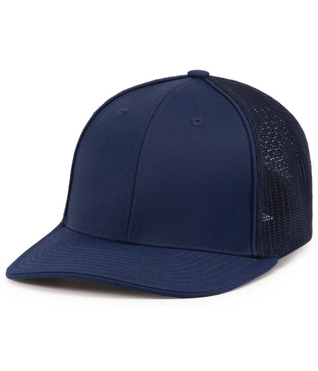 Pacific Headwear Trucker Flexfit® Cap 404F NAVY/NAVY S/M