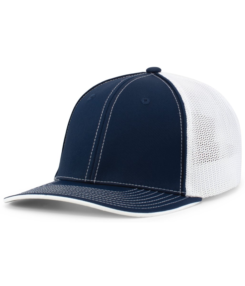 Pacific Headwear Trucker Flexfit® Cap 404F NAVY/WHITE S/M