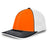 Pacific Headwear Trucker Flexfit® Cap 404F ORANGE/WHITE/BLACK S/M