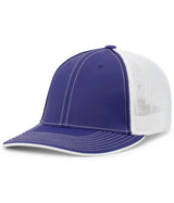 Pacific Headwear Trucker Flexfit® Cap 404F PURPLE/WHITE S/M