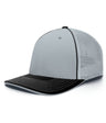 Pacific Headwear Trucker Flexfit® Cap 404F SILVER/BLACK S/M