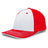 Pacific Headwear Trucker Flexfit® Cap 404F WHITE/RED/RED S/M
