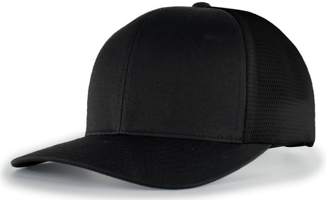 Pacific Headwear Trucker PacFlex Snapback Cap - Pacific Headwear P151 BLACK OS