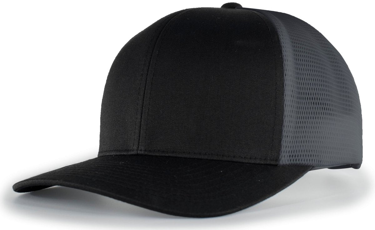 Pacific Headwear Trucker PacFlex Snapback Cap - Pacific Headwear P151 BLACK/GRAPHITE/BLACK OS