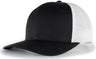 Pacific Headwear Trucker PacFlex Snapback Cap - Pacific Headwear P151 BLACK/WHITE/BLACK OS