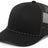 Pacific Headwear Trucker Snapback Braid Cap 104BR BLACK OS
