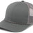 Pacific Headwear Trucker Snapback Braid Cap 104BR GRAPHITE OS