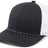 Pacific Headwear Trucker Snapback Braid Cap 104BR NAVY/WHITE/NAVY OS