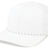 Pacific Headwear Trucker Snapback Braid Cap 104BR WHITE OS