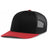 Pacific Headwear Trucker Snapback Cap | Pacific Headwear 104C Black/Red OSFM Caps