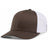 Pacific Headwear Trucker Snapback Cap | Pacific Headwear 104C Brown/White OSFM Caps