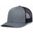 Pacific Headwear Trucker Snapback Cap | Pacific Headwear 104C Graphite/Black/Graphite OSFM Caps