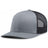 Pacific Headwear Trucker Snapback Cap | Pacific Headwear 104C Heather Grey/Lt Charcoal/Heather Grey OSFM Caps