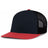 Pacific Headwear Trucker Snapback Cap | Pacific Headwear 104C Navy/Red OSFM Caps
