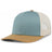 Pacific Headwear Trucker Snapback Cap | Pacific Headwear 104C Smoke Blue/Beige/Amber Gold OSFM Caps
